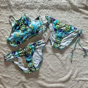 3 Piece Floral Swim Set